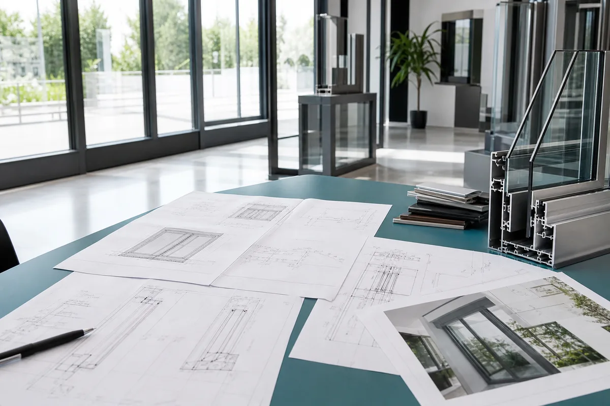 Plan de façade et documents techniques pour un remplacement de menuiseries